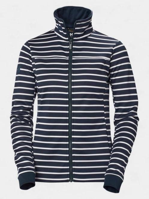 Helly Hansen W Crew Fleece Jacket női polár pulóver sötétkék színben 2