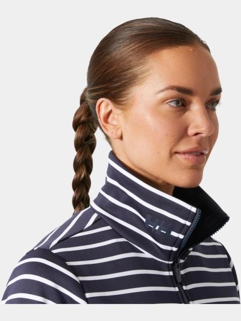 Helly Hansen W Crew Fleece Jacket női polár pulóver sötétkék színben 4