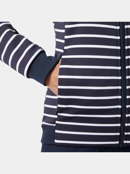 Helly Hansen W Crew Fleece Jacket női polár pulóver sötétkék színben 5