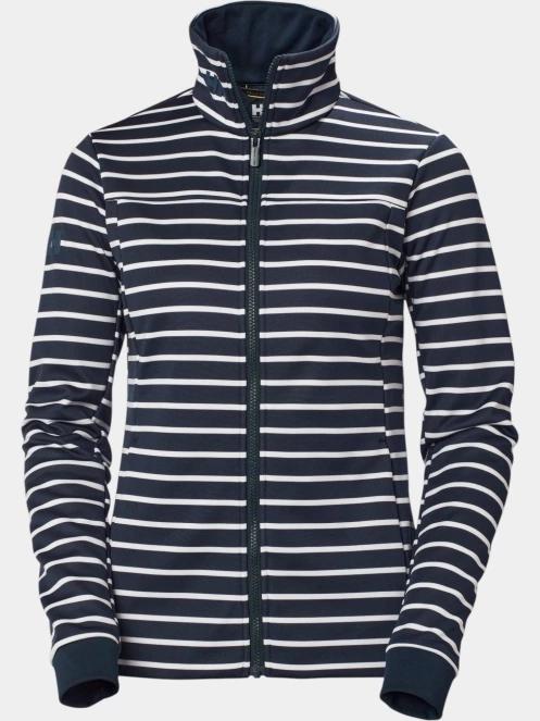 Helly Hansen W Crew Fleece Jacket női polár pulóver sötétkék színben 6