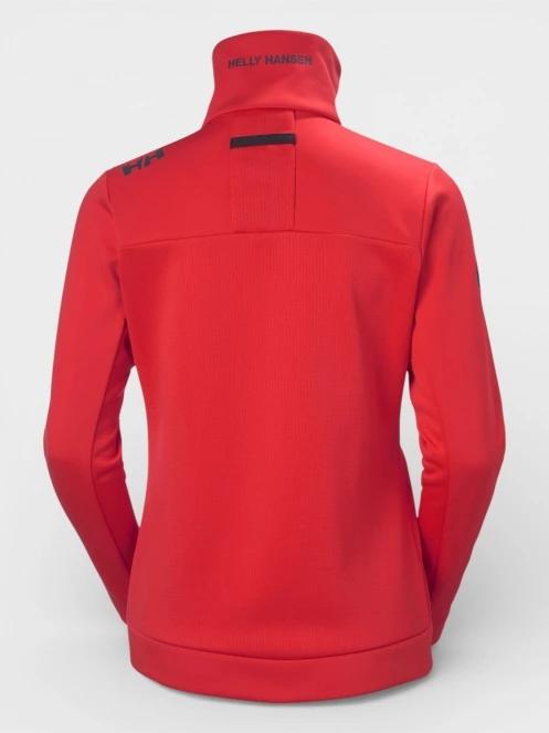 Helly Hansen W Crew Fleece Jacket női polár pulóver piros színben 6