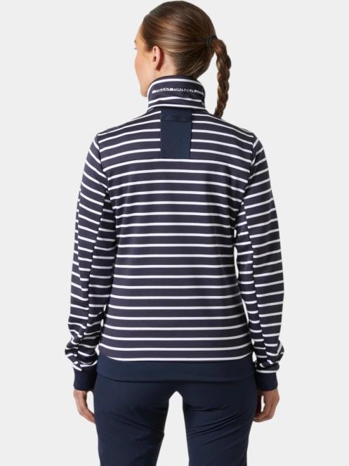 Helly Hansen W Crew Fleece Jacket női polár pulóver sötétkék színben 3