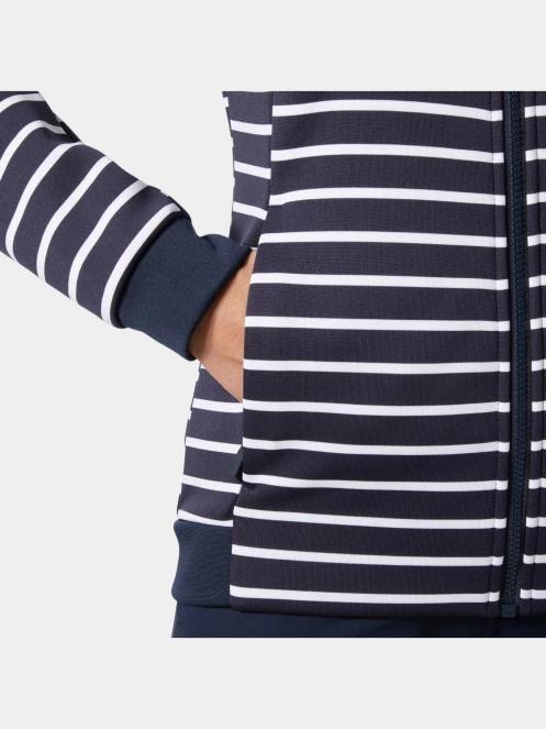 Helly Hansen W Crew Fleece Jacket női polár pulóver sötétkék színben 4