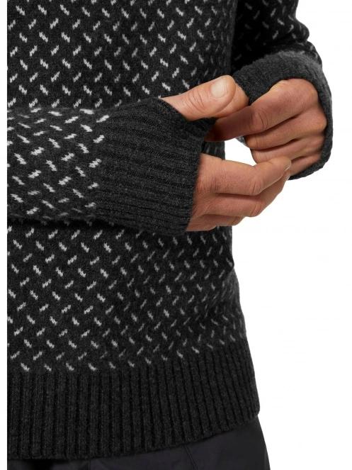 Helly Hansen Arctic Icelander 1/2 Zip férfi pulóver fekete színben 6