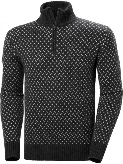 Helly Hansen Arctic Icelander 1/2 Zip férfi pulóver fekete színben 7