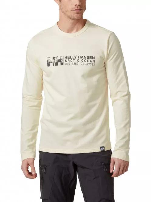 Helly Hansen Arctic Ocean Long Sleeve férfi hosszú ujjú póló fehér színben 2