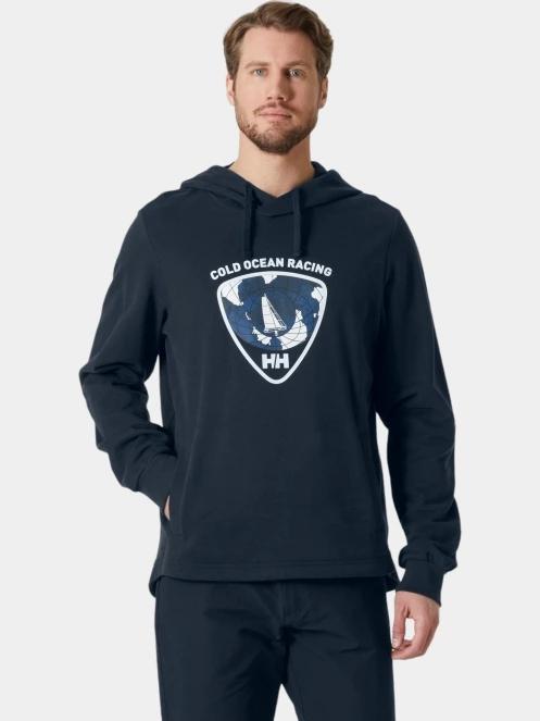 Helly Hansen Arctic Ocean Hoodie 2.0 férfi kapucnis pulóver sötétkék színben 2