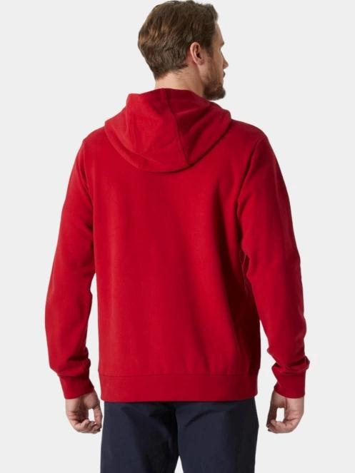 Helly Hansen Hh Logo Hoodie 2.0 férfi kapucnis pulóver piros színben 3