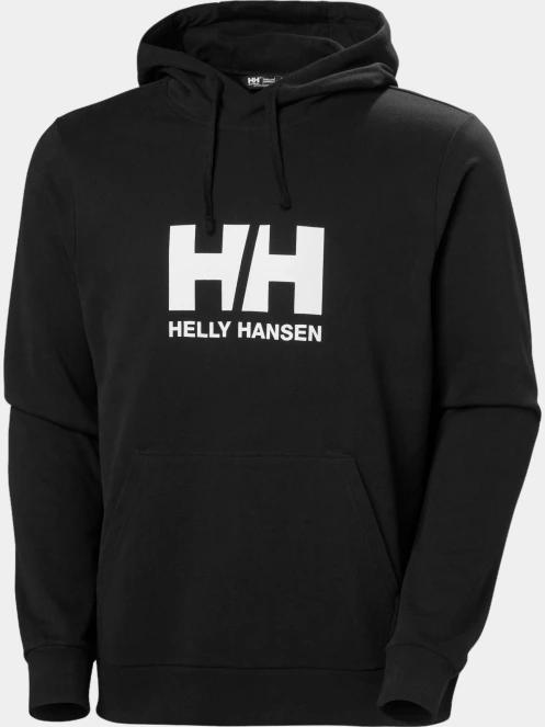 Helly Hansen Hh Logo Hoodie 2.0 férfi kapucnis pulóver fekete színben 6