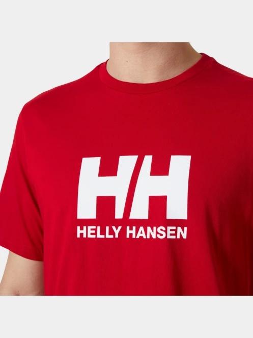Helly Hansen Hh Logo T-Shirt 2.0 férfi rövid ujjú póló piros színben 4