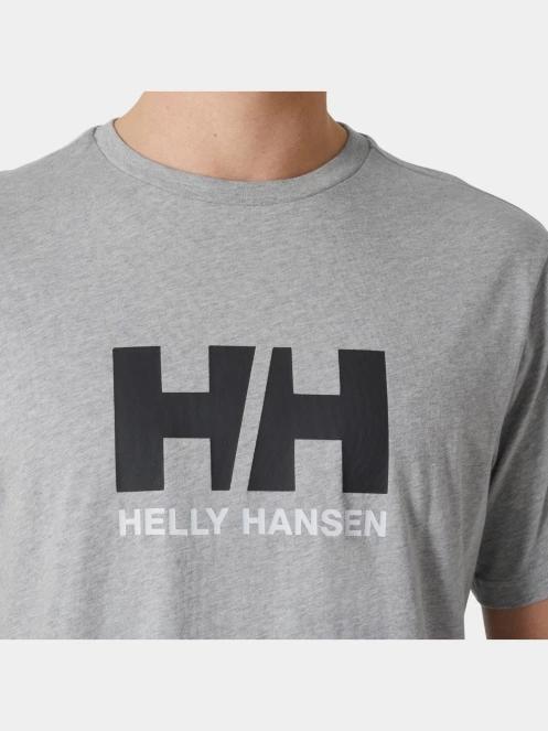 Helly Hansen Hh Logo T-Shirt 2.0 férfi rövid ujjú póló szürke színben 4