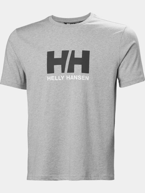 Helly Hansen Hh Logo T-Shirt 2.0 férfi rövid ujjú póló szürke színben 5