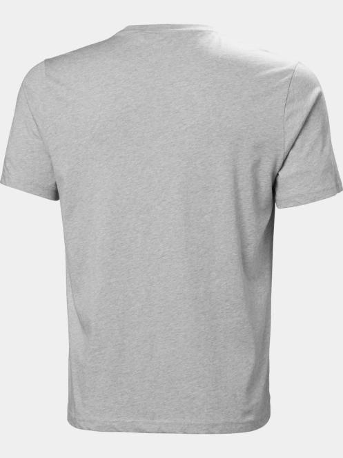 Helly Hansen Hh Logo T-Shirt 2.0 férfi rövid ujjú póló szürke színben 6