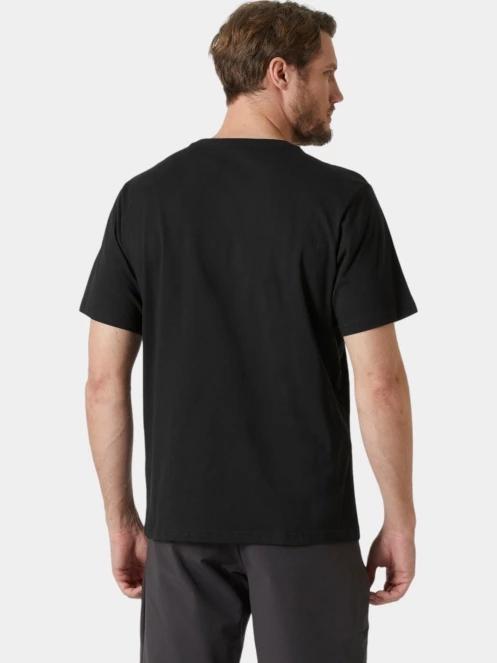 Helly Hansen Hh Logo T-Shirt 2.0 férfi rövid ujjú póló fekete színben 3