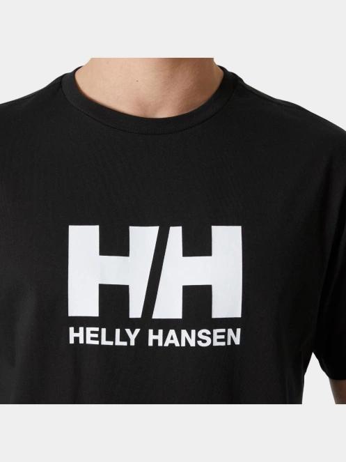 Helly Hansen Hh Logo T-Shirt 2.0 férfi rövid ujjú póló fekete színben 4