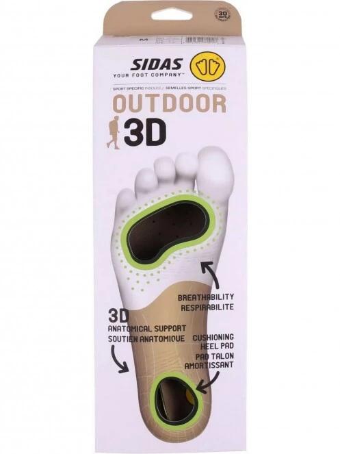 Sidas Outdoor 3D talpbetét barna színben 2
