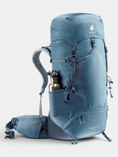 Deuter Aircontact Lite 50 + 10 férfi túrahátizsák kék színben 11