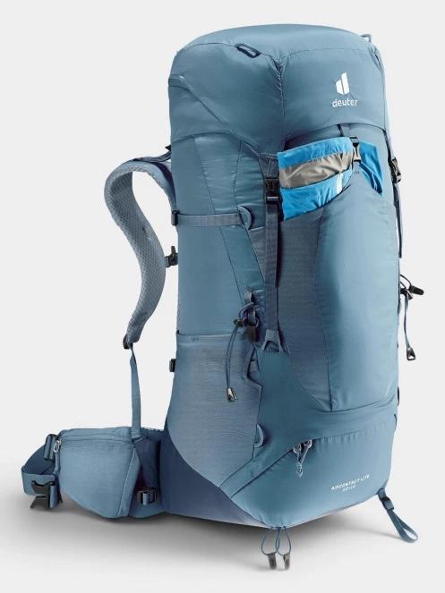 Deuter Aircontact Lite 50 + 10 férfi túrahátizsák kék színben 10