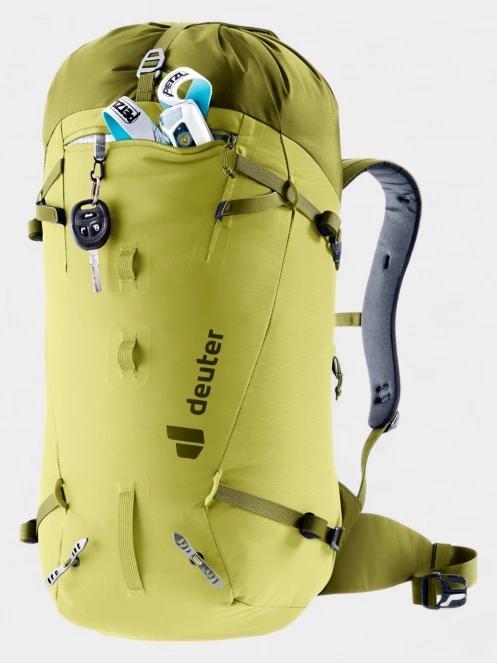 Deuter Guide 30 férfi túrahátizsák zöld színben 10