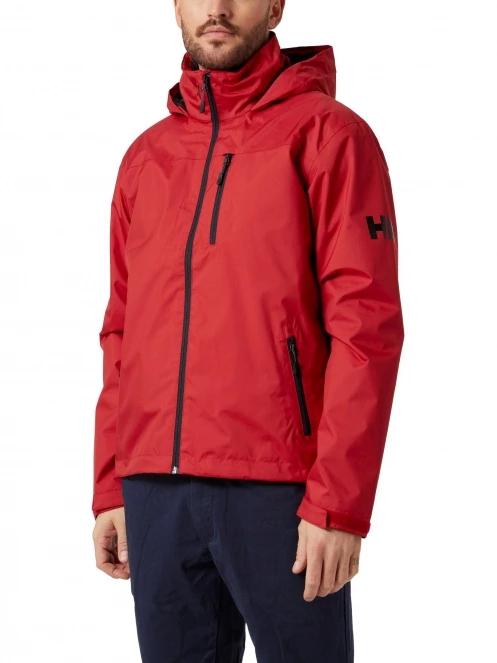 Helly Hansen Crew Hooded Midlayer Jacket férfi átmeneti kabát piros színben 2