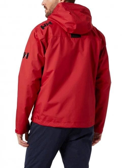 Helly Hansen Crew Hooded Midlayer Jacket férfi átmeneti kabát piros színben 3