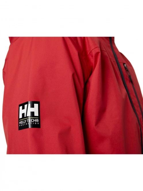 Helly Hansen Crew Hooded Midlayer Jacket férfi átmeneti kabát piros színben 7