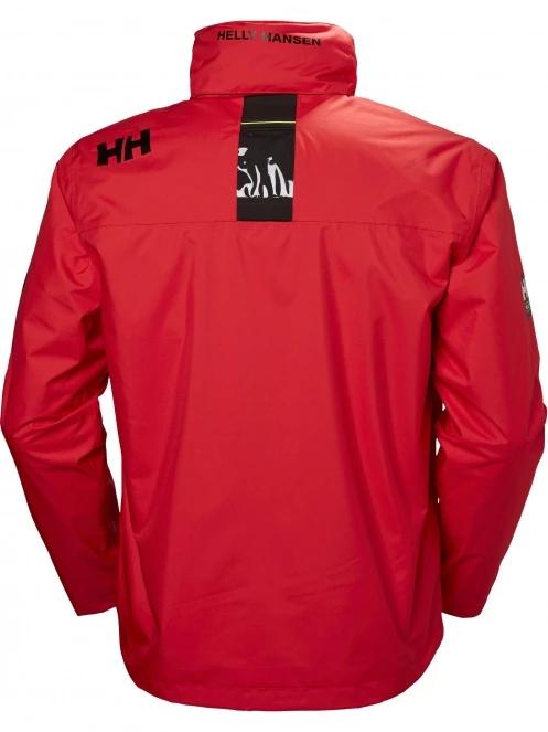 Helly Hansen Crew Hooded Midlayer Jacket férfi átmeneti kabát piros színben 9
