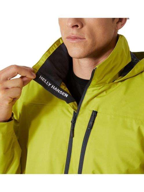 Helly Hansen Crew Hooded Midlayer Jacket férfi átmeneti kabát zöld színben 4