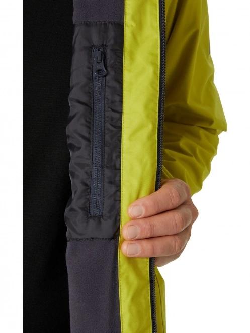 Helly Hansen Crew Hooded Midlayer Jacket férfi átmeneti kabát zöld színben 7