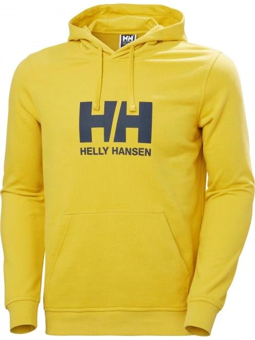 Helly Hansen Hh Logo Hoodie férfi kapucnis pulóver sárga színben 6