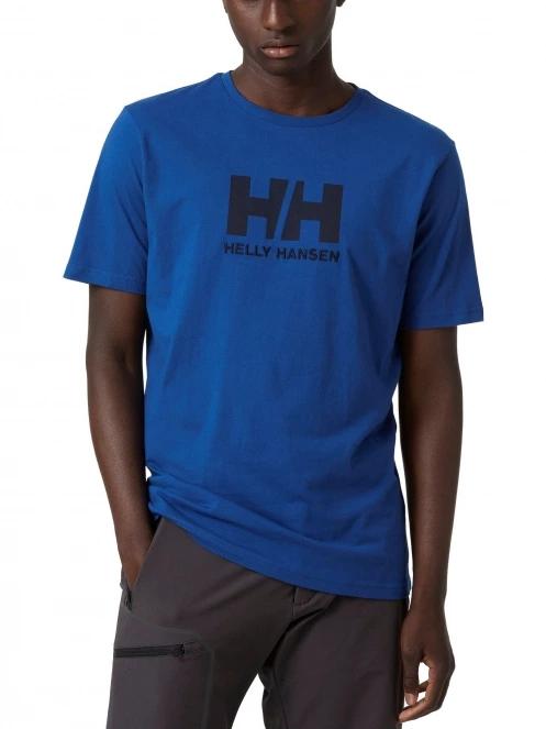 Helly Hansen Hh Logo T-Shirt férfi rövid ujjú póló kék színben 2