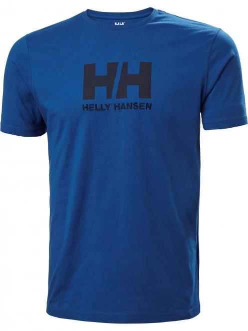 Helly Hansen Hh Logo T-Shirt férfi rövid ujjú póló kék színben 4