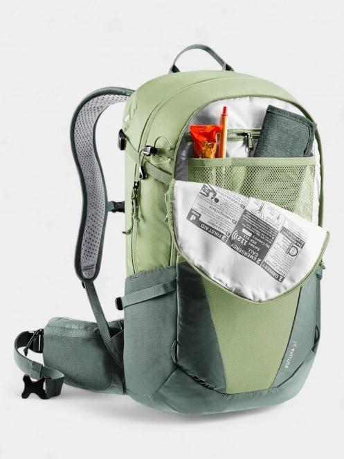 Deuter Futura 27 férfi túrahátizsák zöld színben 9