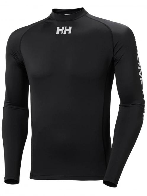 Helly Hansen Waterwear Rashguard férfi hosszú ujjú lycra fekete színben 2