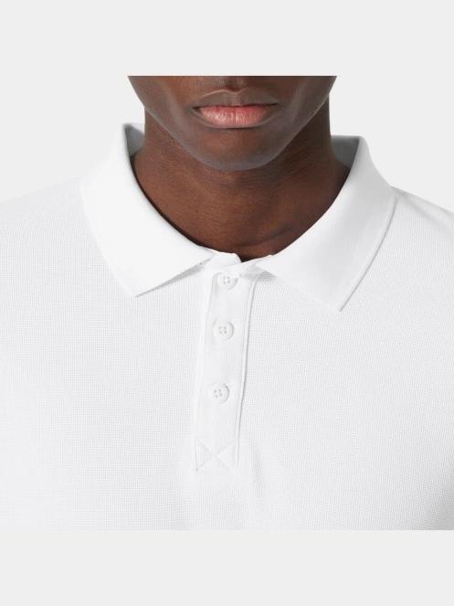 Helly Hansen Crewline Ls Polo férfi hosszú ujjú galléros póló fehér színben 5