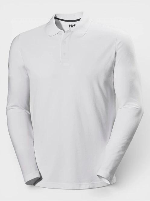 Helly Hansen Crewline Ls Polo férfi hosszú ujjú galléros póló fehér színben 6