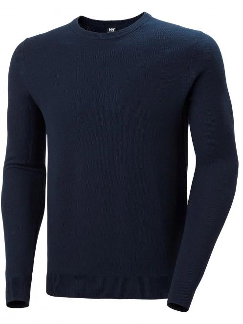 Helly Hansen Skagen Sweater férfi pulóver sötétkék színben 2