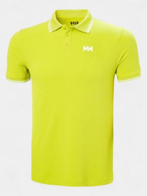 Helly Hansen Kos Polo férfi galléros póló zöld színben 2