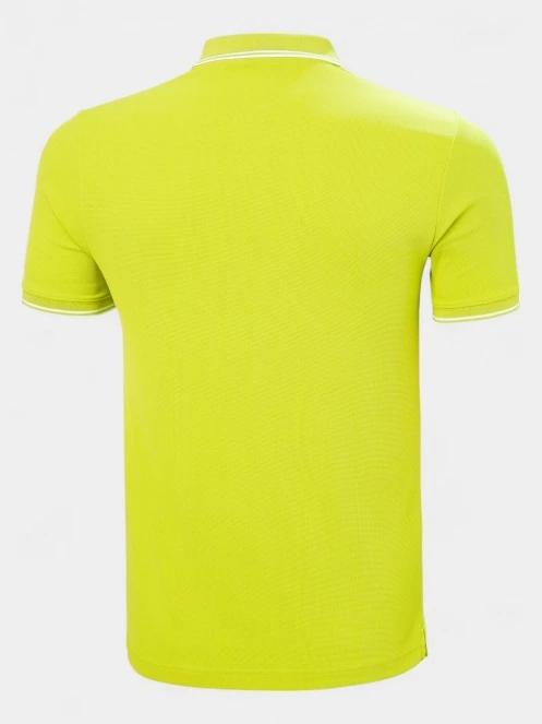 Helly Hansen Kos Polo férfi galléros póló zöld színben 3