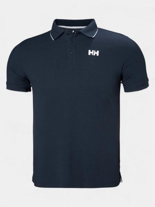 Helly Hansen Kos Polo férfi galléros póló sötétkék színben 2