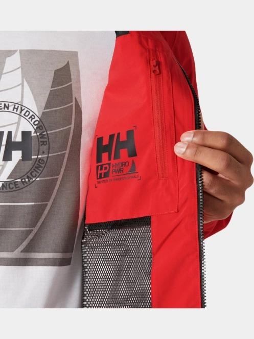 Helly Hansen Hp Racing Hooded Jacket 2.0 férfi vitorlás kabát piros színben 4