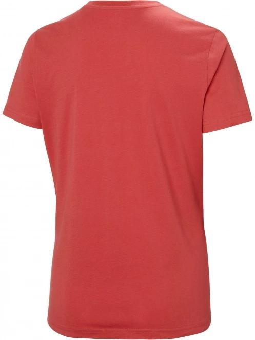 Helly Hansen W Hh Logo T-Shirt női rövid ujjú póló piros színben 5