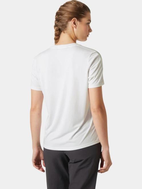 Helly Hansen W Salt Breeze V-Neck női rövid ujjú sport póló fehér színben 3