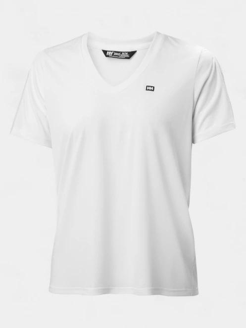 Helly Hansen W Salt Breeze V-Neck női rövid ujjú sport póló fehér színben 5
