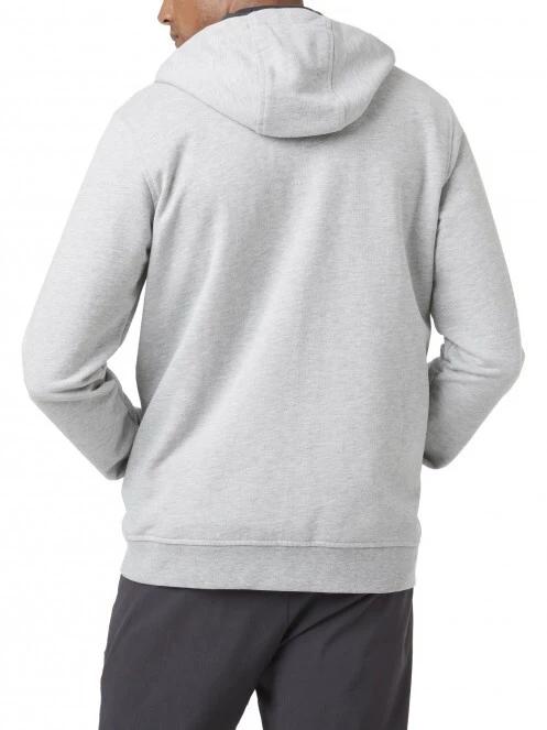 Helly Hansen Hh Logo Full Zip Hoodie férfi kapucnis pulóver szürke színben 3