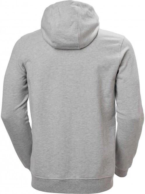 Helly Hansen Hh Logo Full Zip Hoodie férfi kapucnis pulóver szürke színben 6