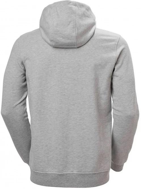 Helly Hansen Hh Logo Full Zip Hoodie férfi kapucnis pulóver szürke színben 6