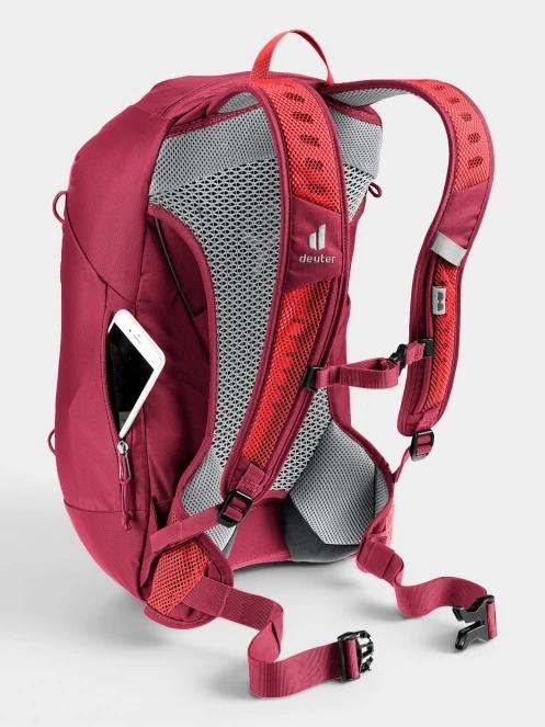 Deuter AC Lite 17 túrahátizsák piros színben 9