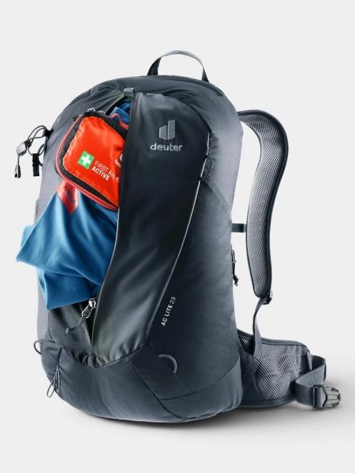 Deuter AC Lite 23 túrahátizsák fekete színben 10