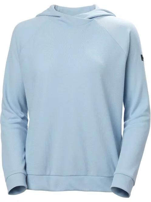 Helly Hansen W Inshore Hoodie női kapucnis pulóver világoskék színben 4